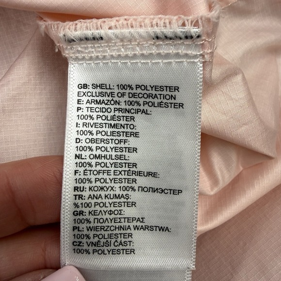 The North Face Class V Pathfinder 1/2 Zip Hooded Pullover Jacket Women's L Pink - Picture 11 of 12